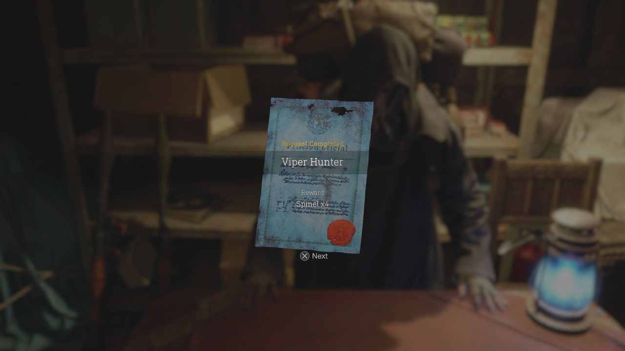 Resident Evil 4 Remake Spinels - Getting a blue request reward