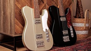 Shergold Telstar and Libertine Bass Guitars