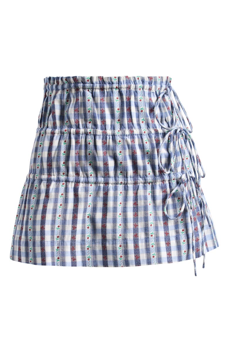Este Tiered Organic Cotton Miniskirt