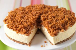 Lemon and lime ginger crunch cheesecake