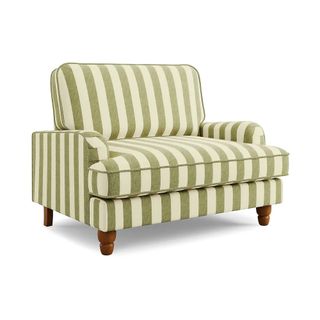 Dunelm Beatrice Woven Stripe Snuggle Chair