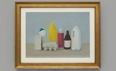 Gavin Turk’s still-life painting of groceries by Gavin Turk, from the London exhibition 'The Conspiracy of Blindness' 