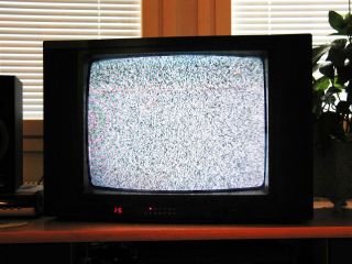 White noise on TV
