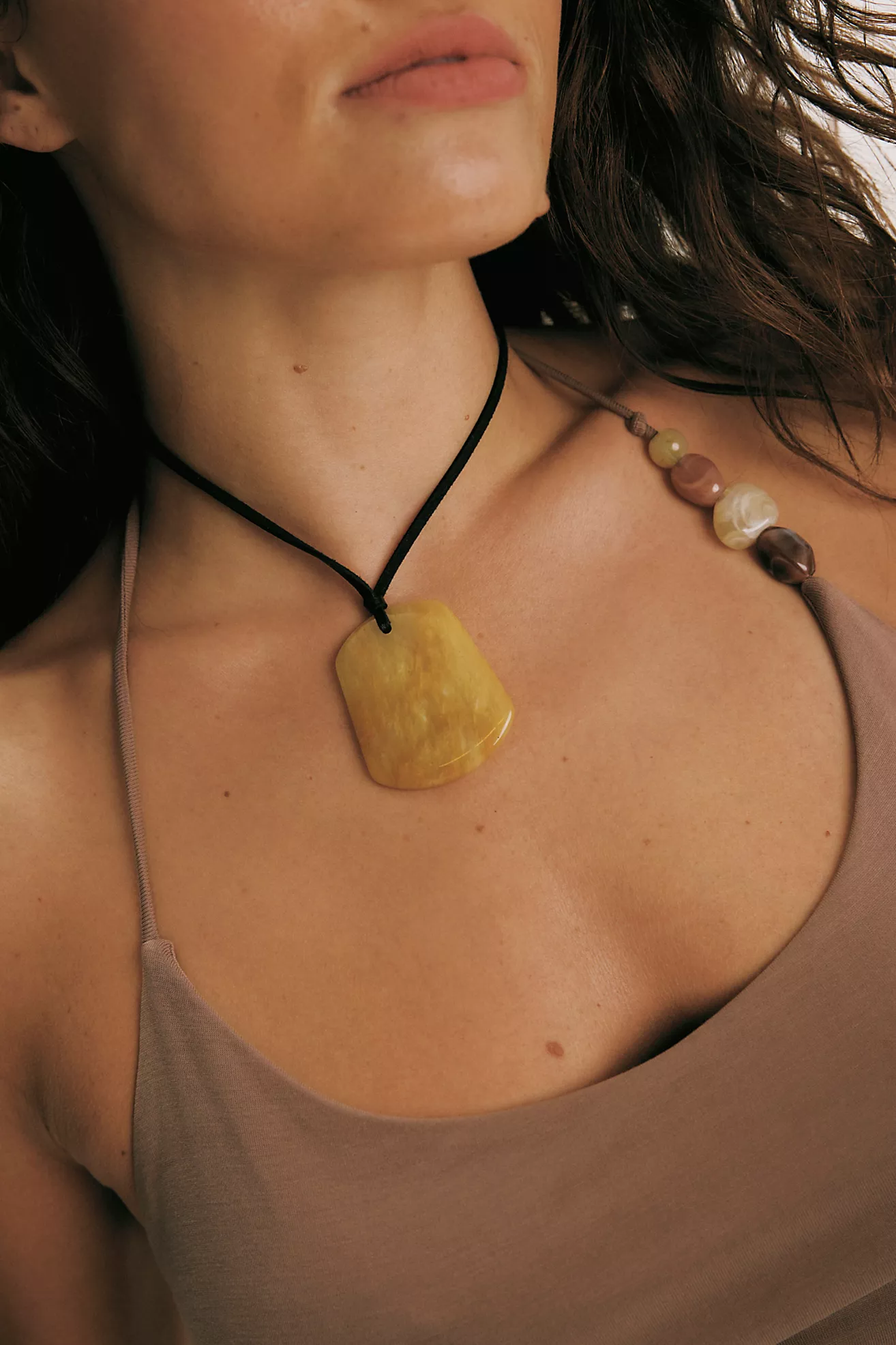 Lena Semiprecious Stone Necklace