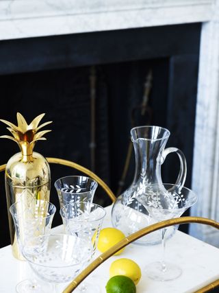 Oliver Bonas bar cart