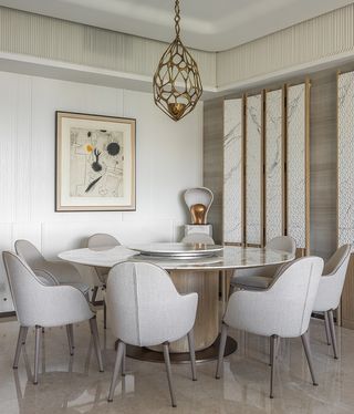 dinning table at La Maison Blanche by Cream