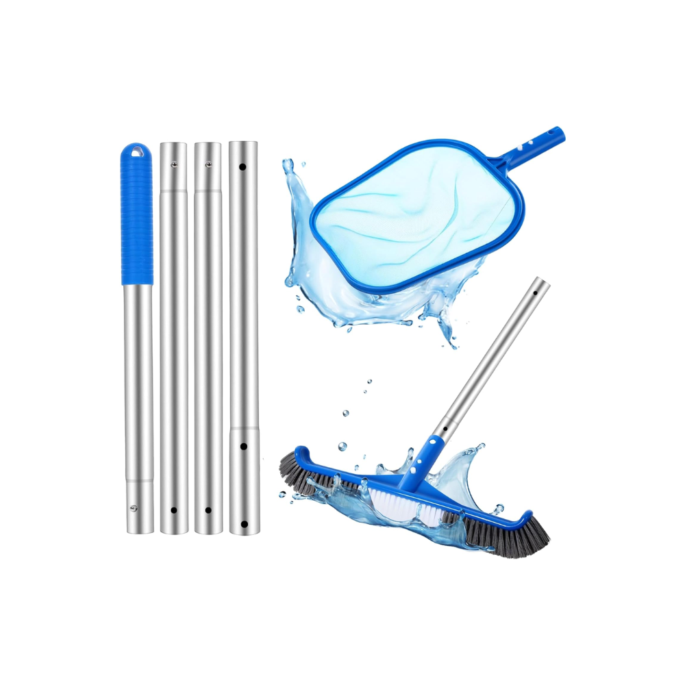Pool brush and net