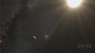 European researchers have detected a planet – just slightly more massive than Earth – orbiting very close to Alpha Centauri B, a sun-like star only 4.3 light-years from our Sun.