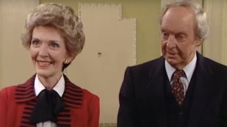 Nancy Reagan and Conrad Bain on Diff'rent Strokes