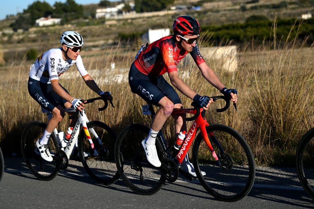 ALTO DE PINOS SPAIN FEBRUARY 02 Tao Geoghegan Hart of The United Kingdom and Team INEOS Grenadiers during the 74th Volta a la Comunitat Valenciana 2023 Stage 2 a 1782km stage from Novelda to Alto de Pinos 621m VCV2023 VoltaValenciana on February 02 2023 in Alto de Pinos Spain Photo by Dario BelingheriGetty Images