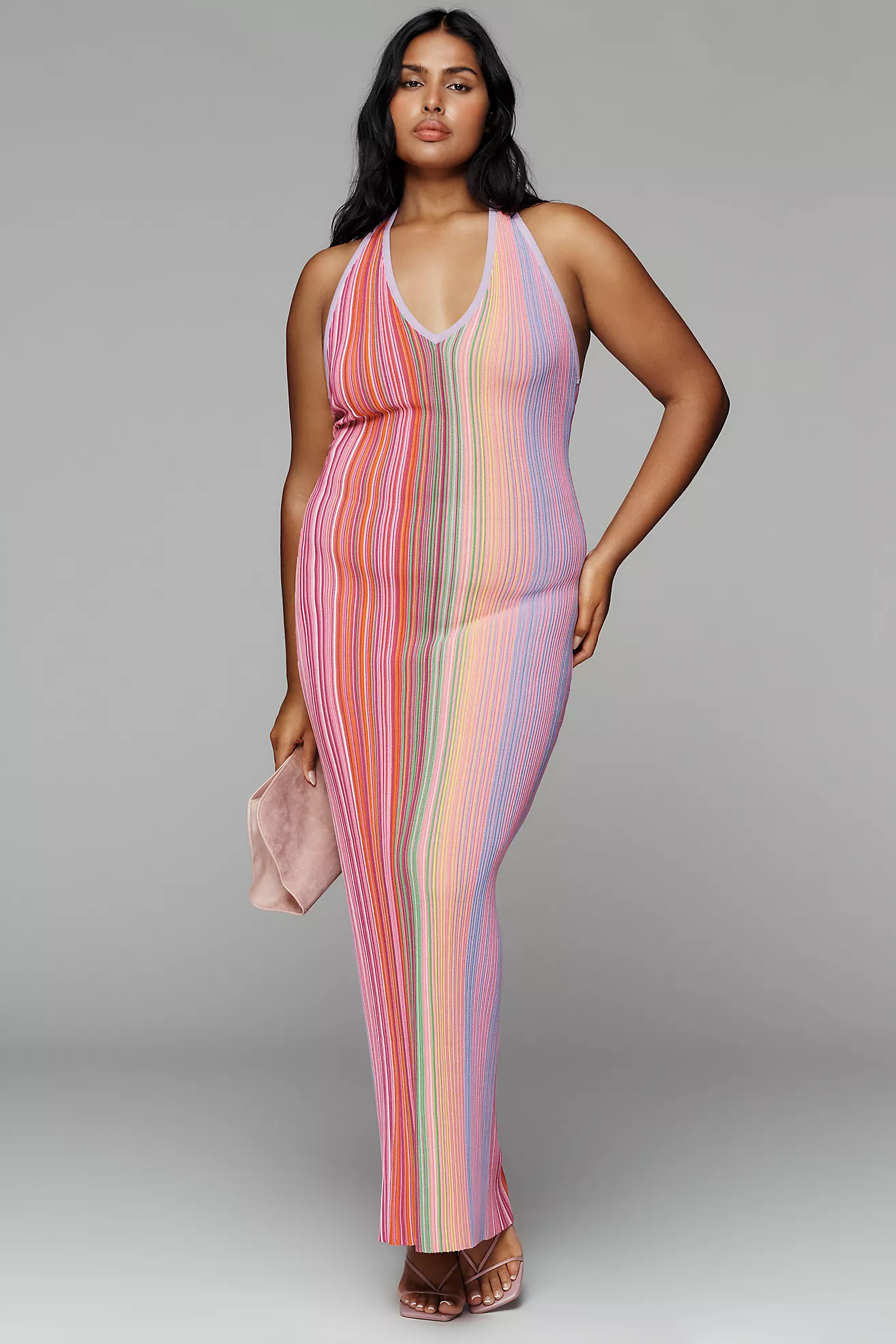 Siempre Slim Knit Maxi Dress