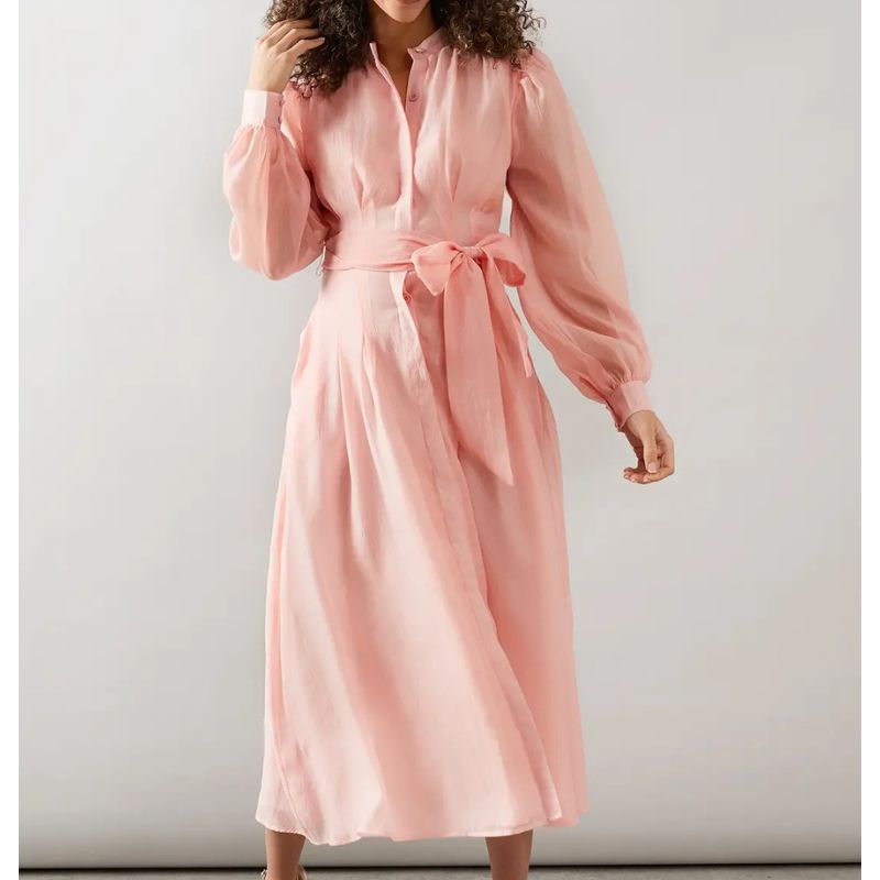 Wallis , Textured Organza Midi Shirt Dress
