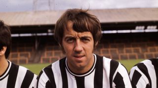 1970: Frank Clark of Newcastle United Football Club. (Photo by A. Jones/Express/Getty Images)