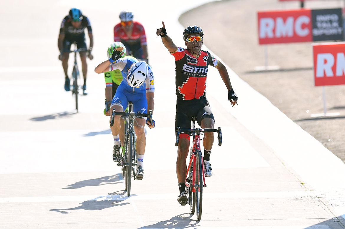 Greg Van Avermaet takes the Paris-Roubaix victory.