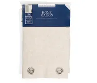 HOME MAISON 100x84 Set Of 2 Extra Wide Keighley Linen Blend Curtains for $79.99, at TJ Maxx