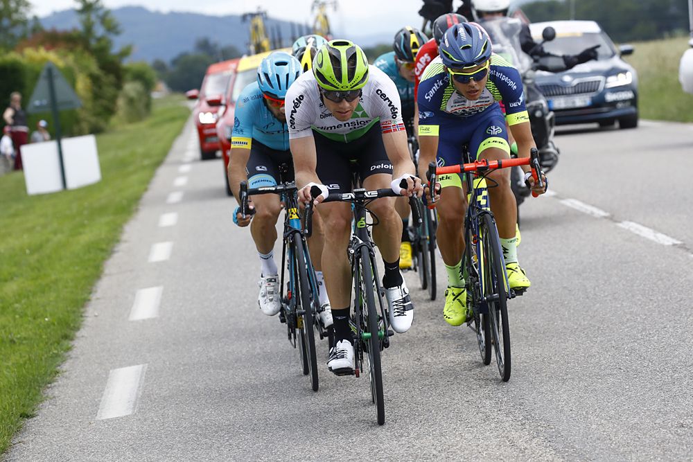 Edvald Boasson Hagen at stage 4 of the Criterium du Dauphine