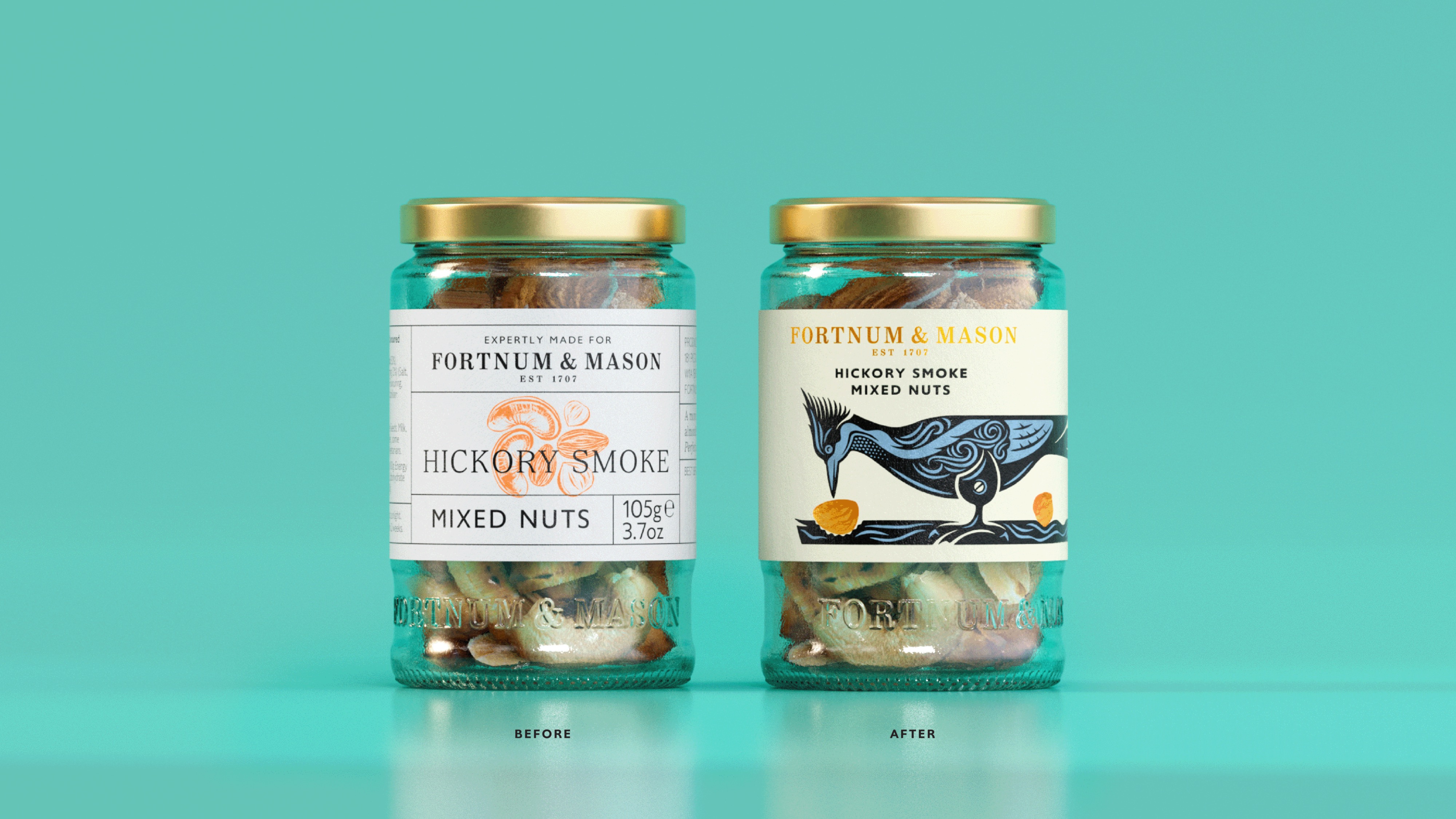 Fortnum and Mason's nuts branding