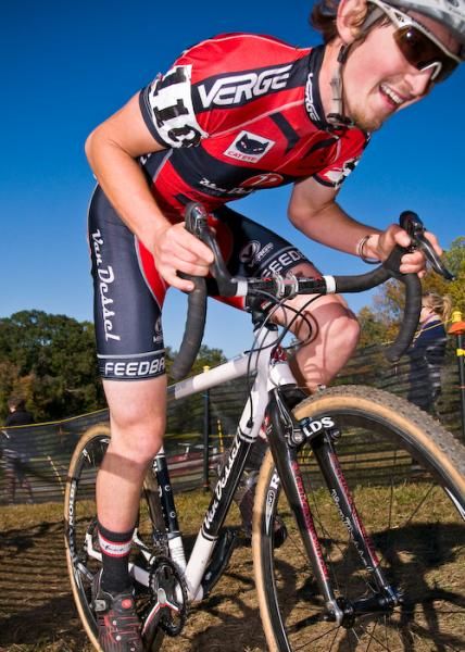 Adam McGrath (Van Dessel) storms his way to third place.