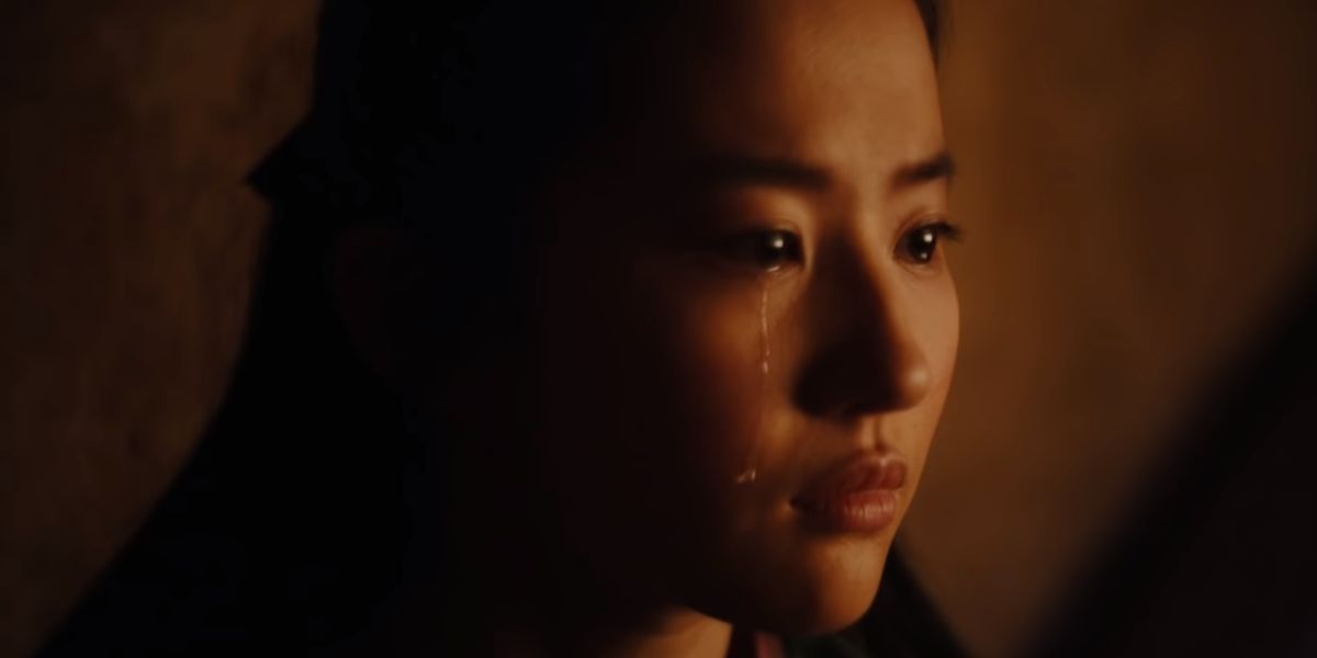 Mulan crying