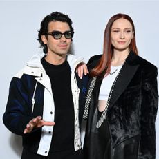 Joe Jonas and Sophie Turner attend the Louis Vuitton Womenswear Fall/Winter 2022/2023 show in Paris Fashion Week