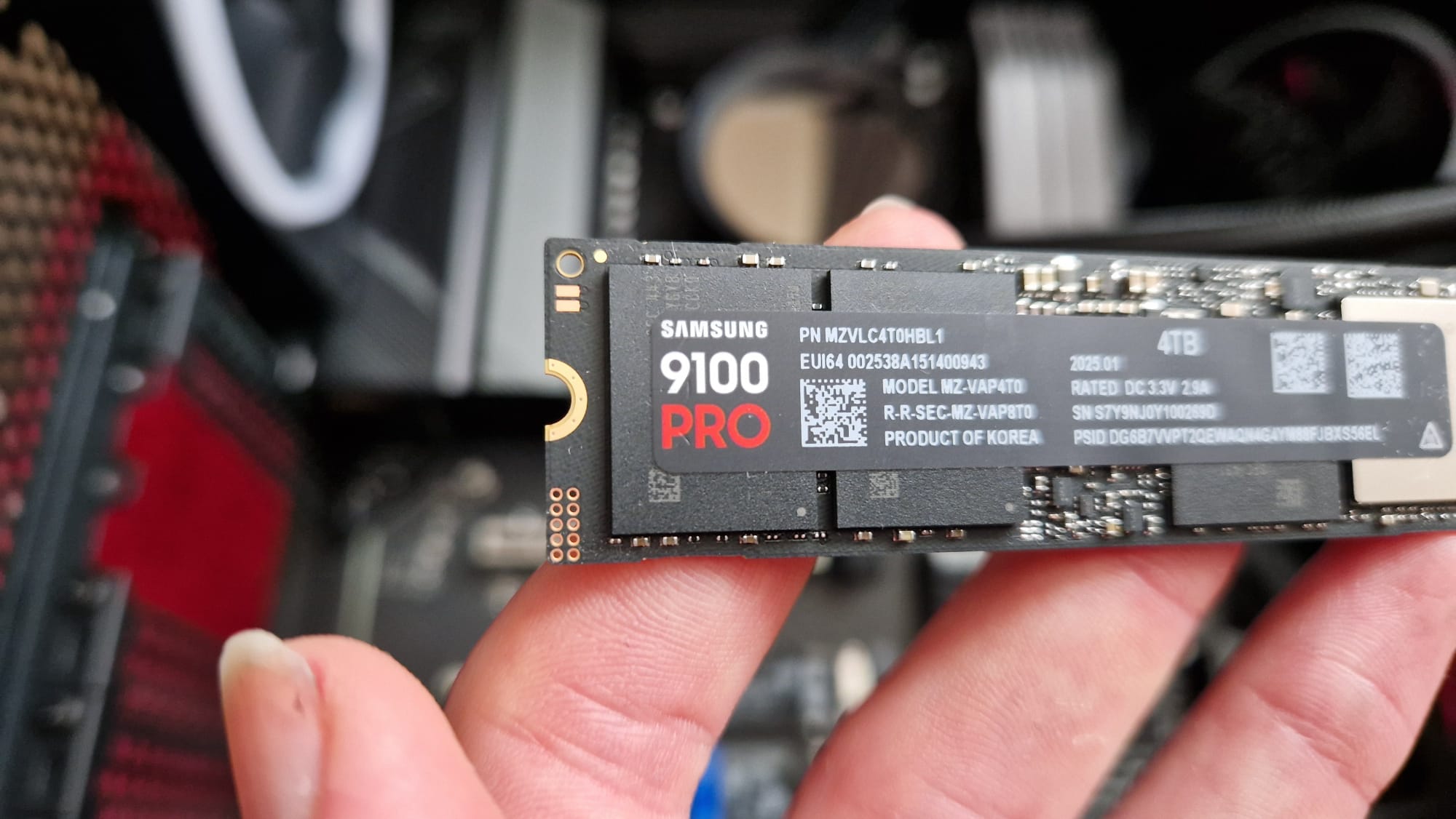 The logo on the Samsung 9100 Pro