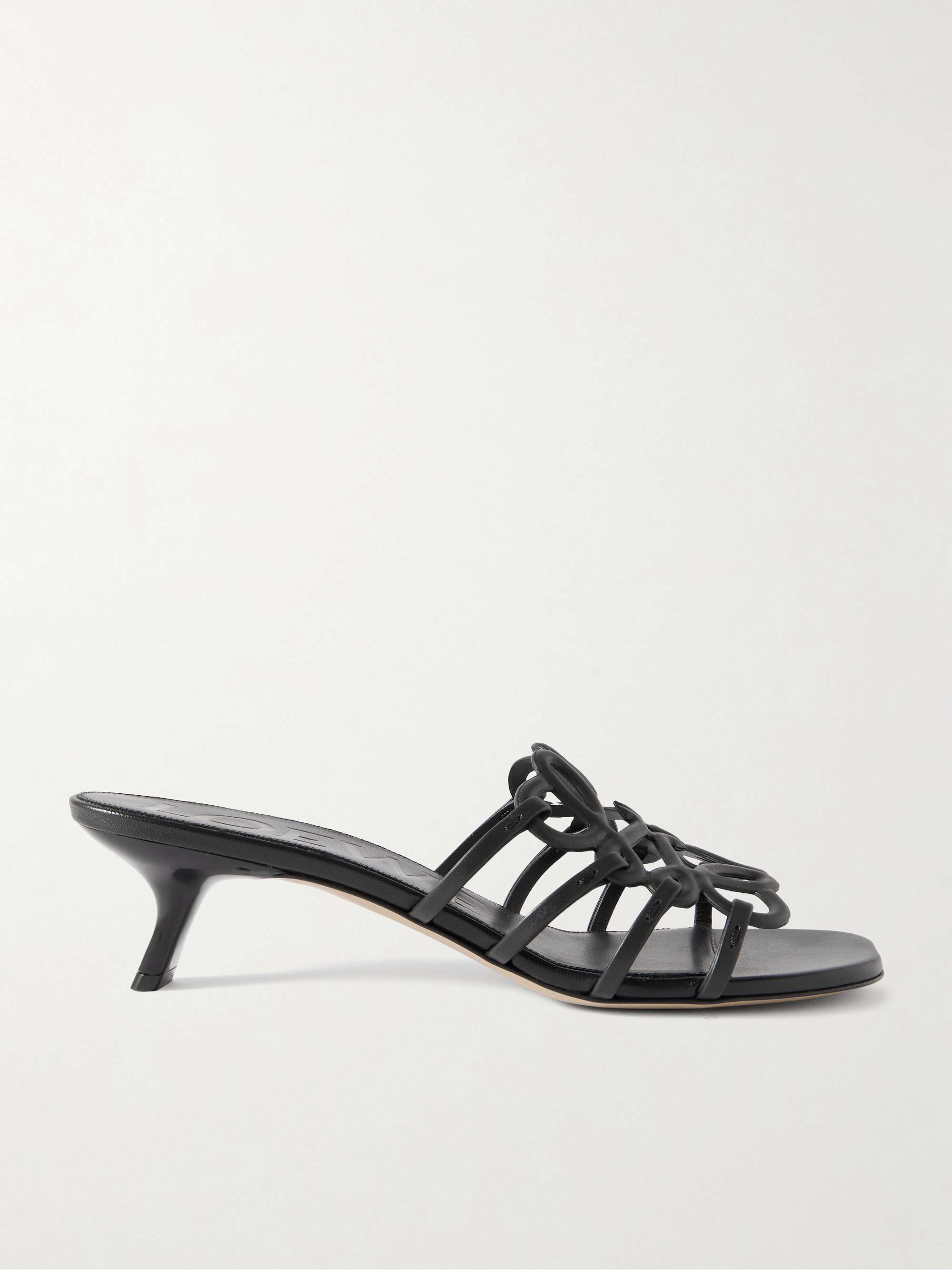 + Paula's Ibiza Petal Anagram Leather Sandals