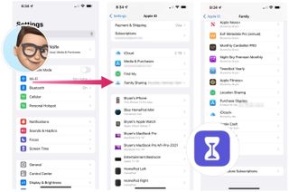 To setup Screen Time, launch the Settings app on your iPhone or iPad, then tap on your Apple ID. Choose Family Sharing, followed by Screen Time. Follow the additional instructions on the screen.
