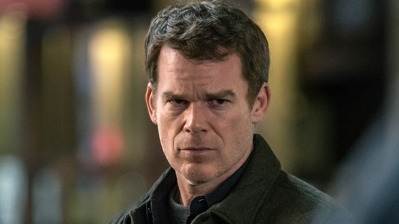 Close-up on Dexter&#039;s face in Dexter: Resurrection Episode 8
