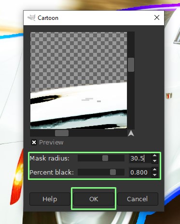 layers and filters in GIMP