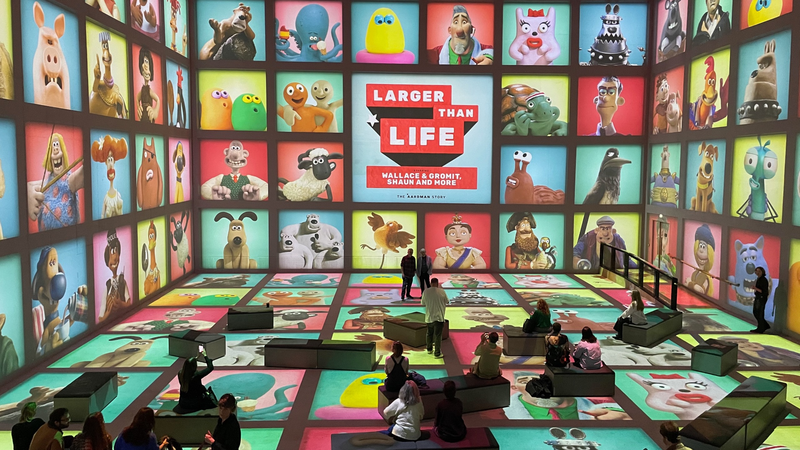 This immersive exhibition adds a whole new dimension to Wallace &amp; Gromit's most famous scene