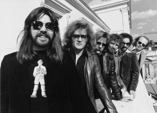 Fired up: Seger and his Silver Bullet Band in London, 1977