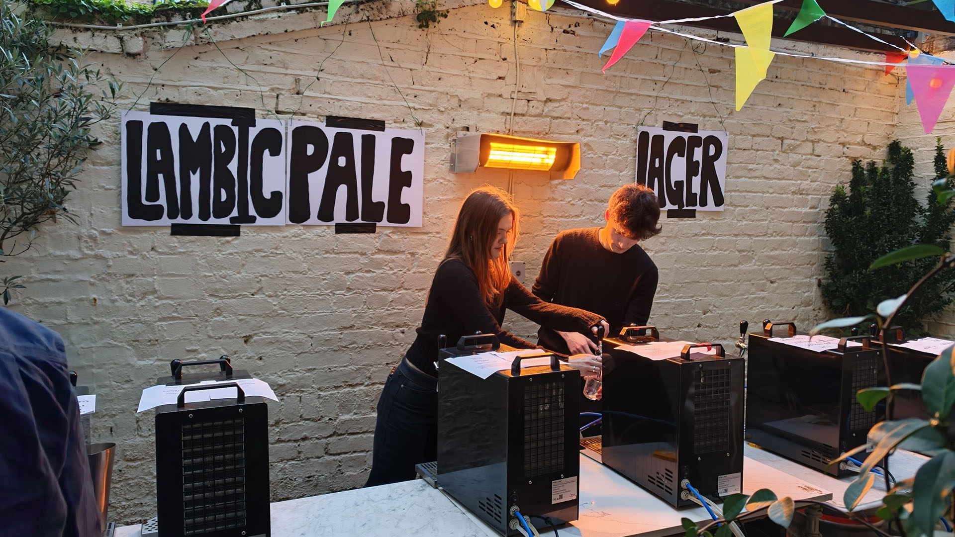 A photo inside the Liquid Dreams festival.