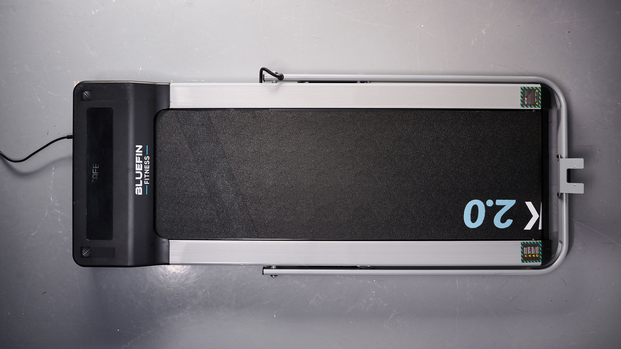 Bluefin Fitness Task 2.0 Treadmill, a view from the top