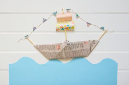 show me how to make a paper boat