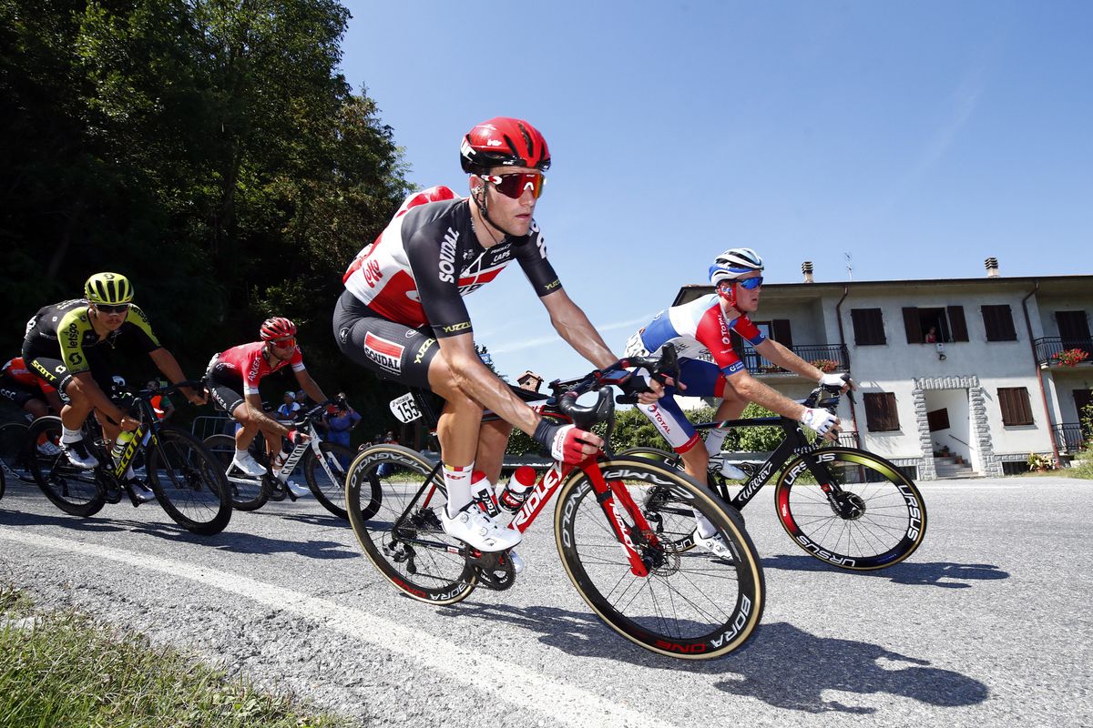 Lotto Soudal’s Nikolas Maes at the 2020 Milan-San Remo