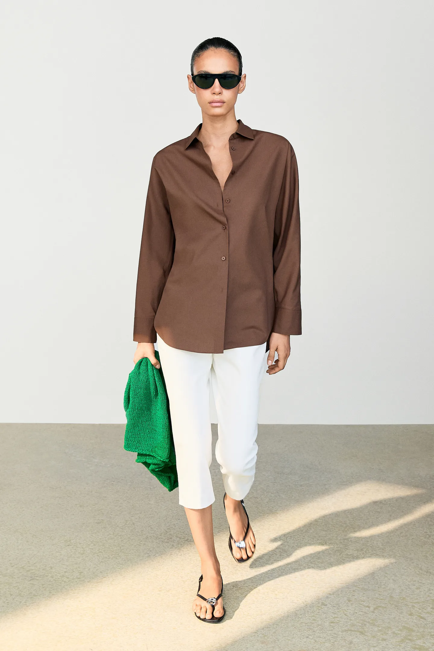 Massimo Dutti, Cotton Poplin Shirt