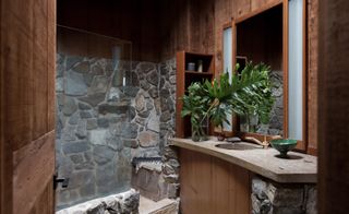 Wooden Bathroom interiors