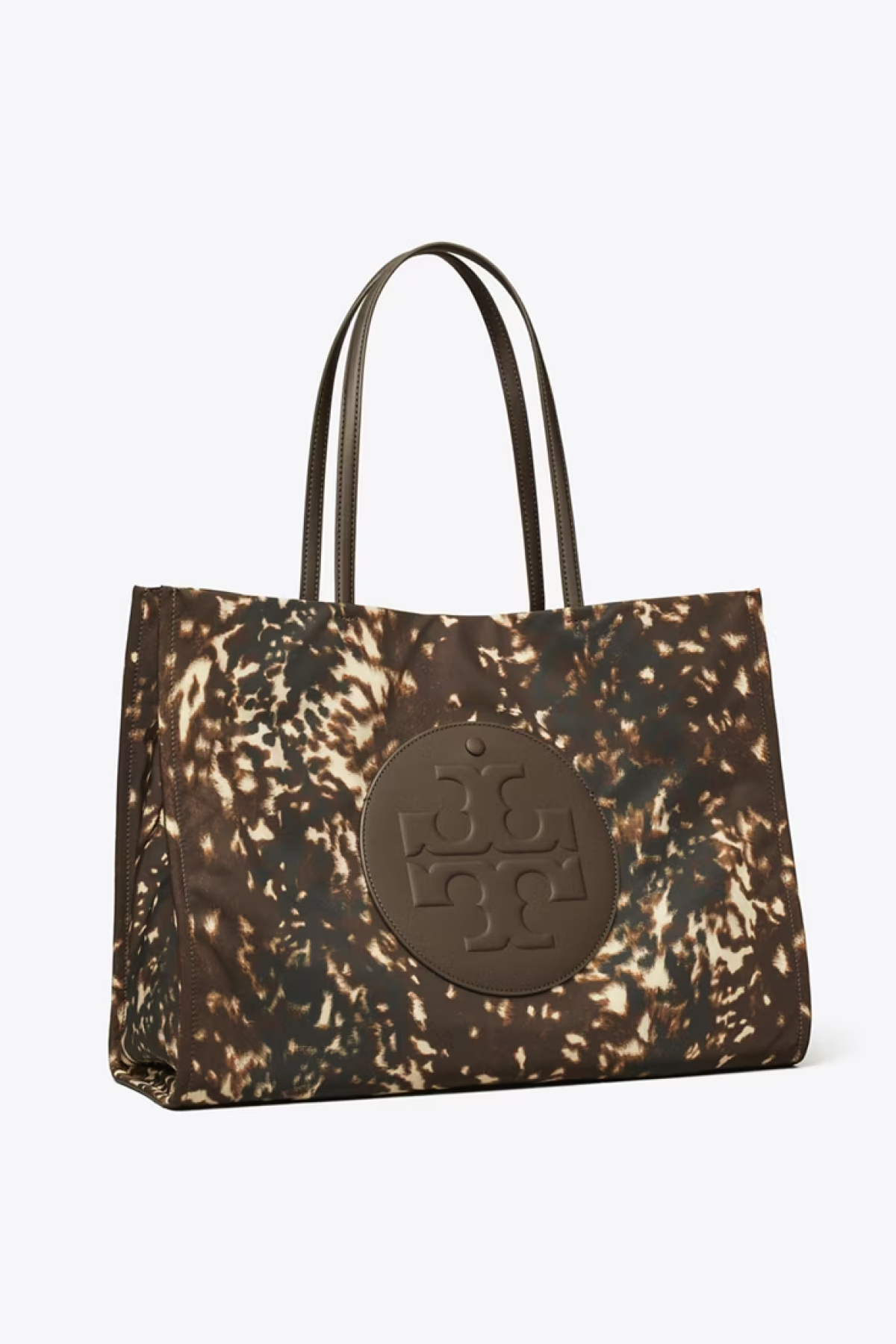 Tory Burch Ella Printed Tote in Brown, Size Os