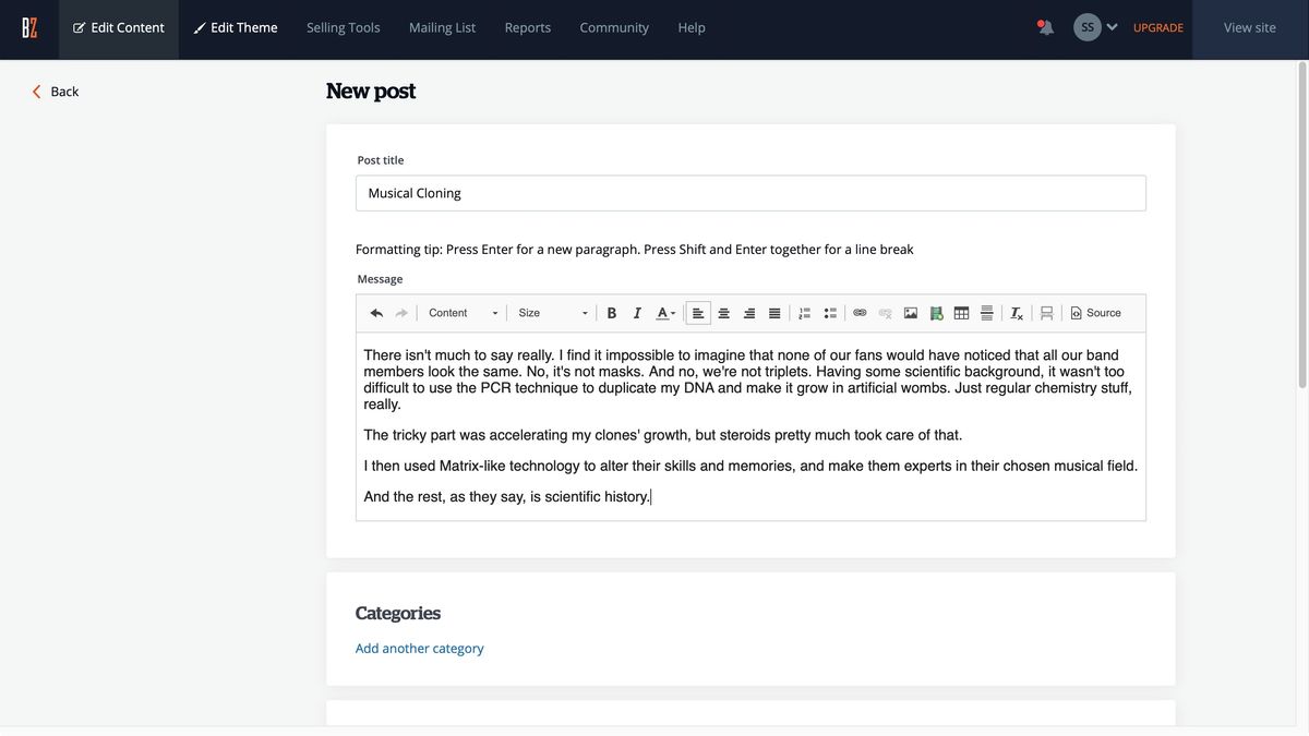 Bandzoogle website builder review TechRadar