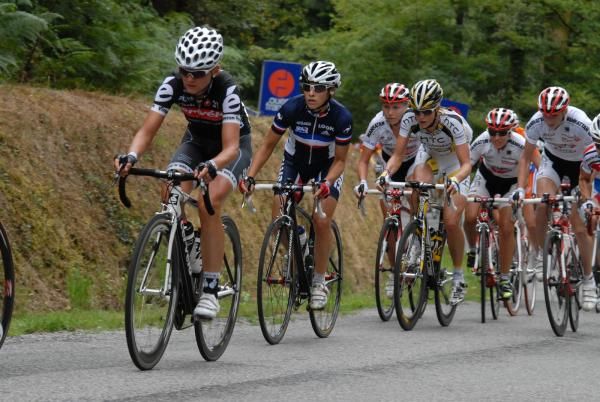 Emile Blanquefort pictured in the peloton during the GP de Plouay-Bretagne