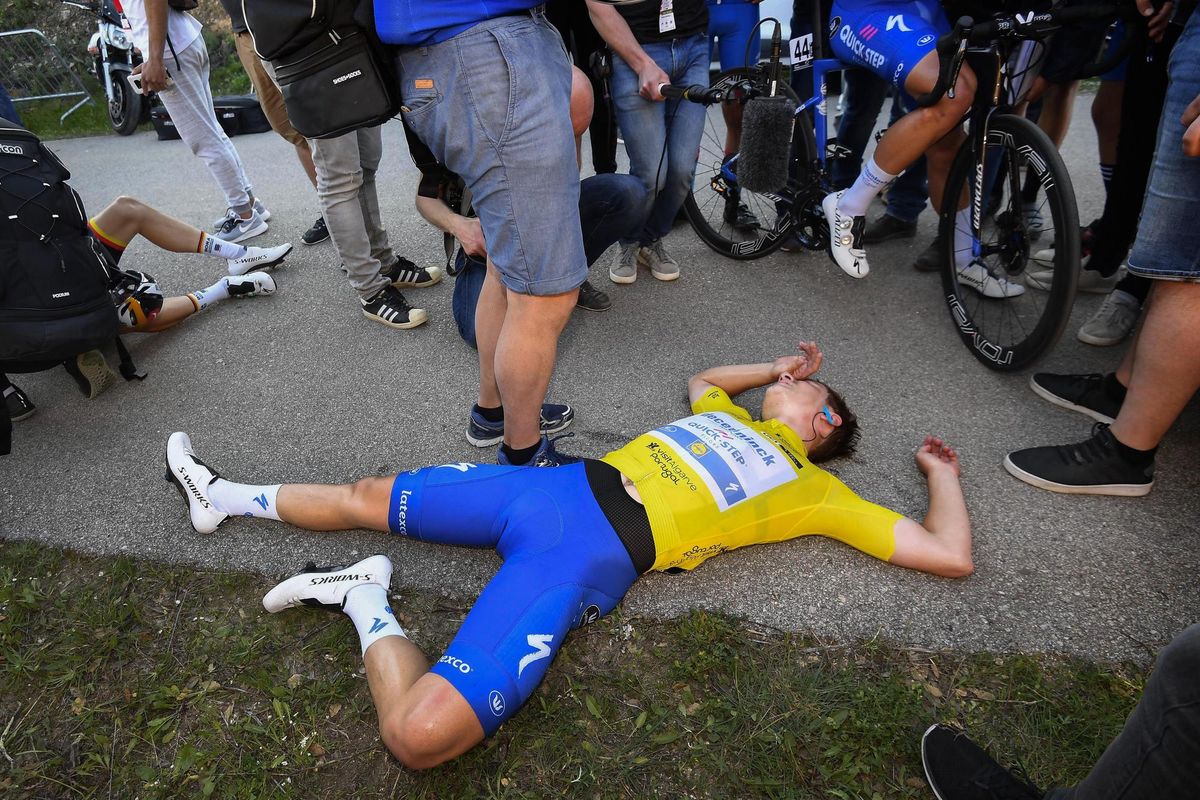 Remco Evenepoel gave his all