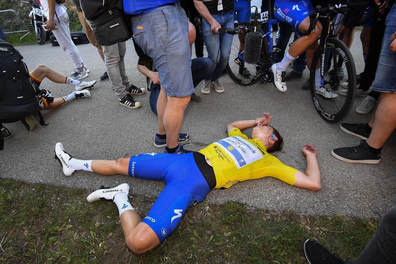 Remco Evenepoel gave his all