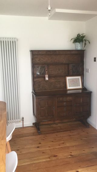 Vintage mahogany kitchen dresser