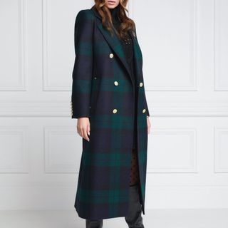 Holland Cooper double breasted coat