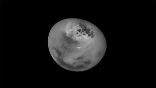 Clouds of methane on Titan