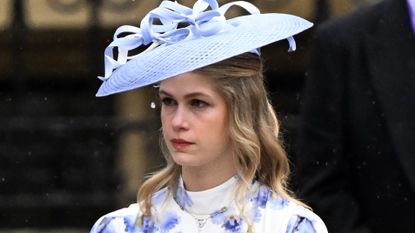 Lady Louise Windsor attends the Coronation of King Charles III and Queen Camilla