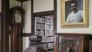 Interior shot of Rudyard Kipling's home