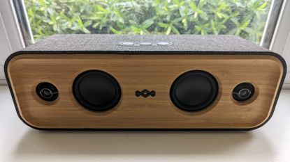 House of Marley Get Together 2 review: speaker on whlf with leaves behind