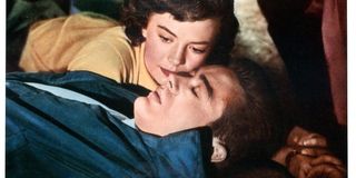 james dean lays next to natalie wood in rebel without a cause