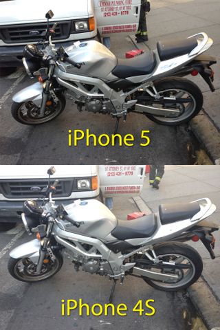 iPhone 5 vs iPhone 4S Photo